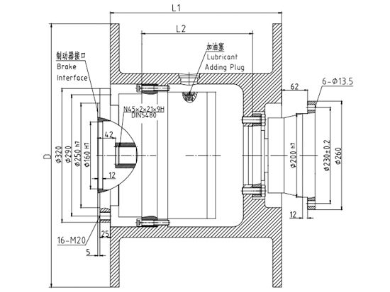 卷扬减速机JQL280