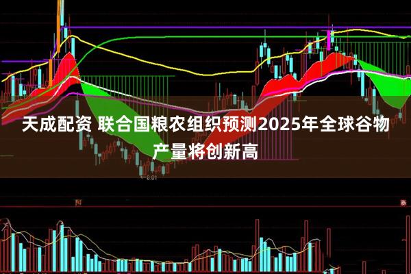 天成配资 联合国粮农组织预测2025年全球谷物产量将创新高