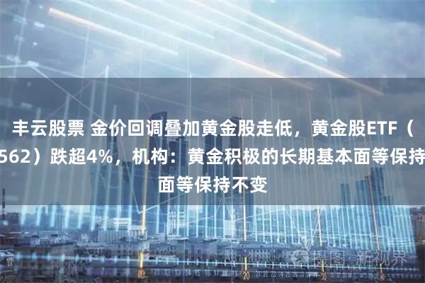 丰云股票 金价回调叠加黄金股走低，黄金股ETF（159562）跌超4%，机构：黄金积极的长期基本面等保持不变
